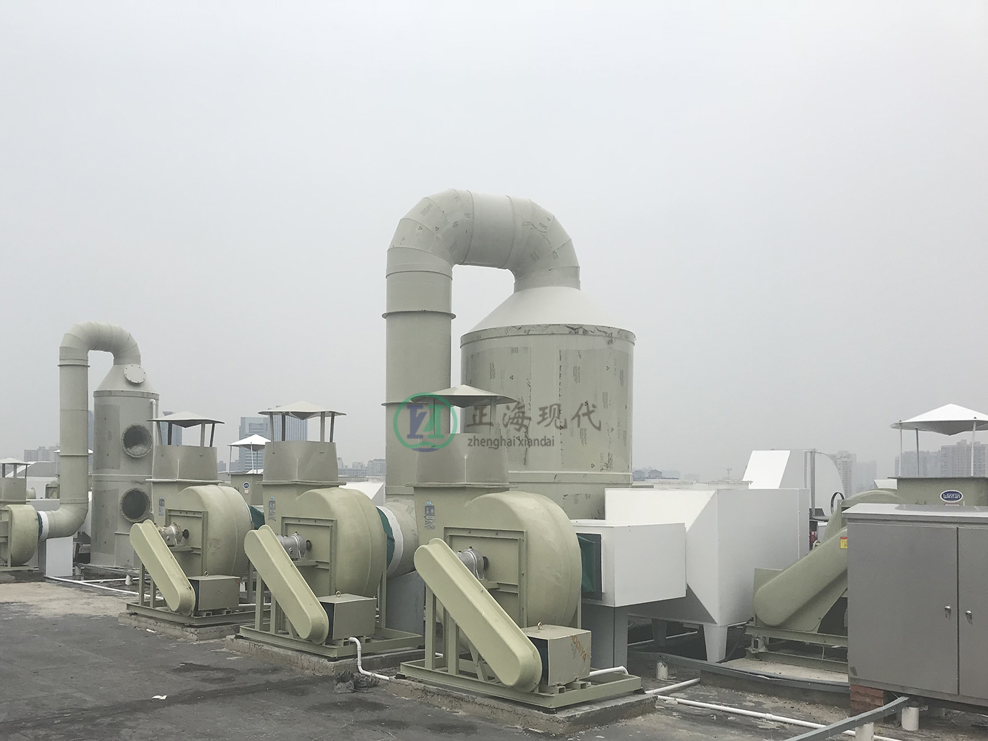 無(wú)機廢氣處理裝置(噴淋塔處理裝置)